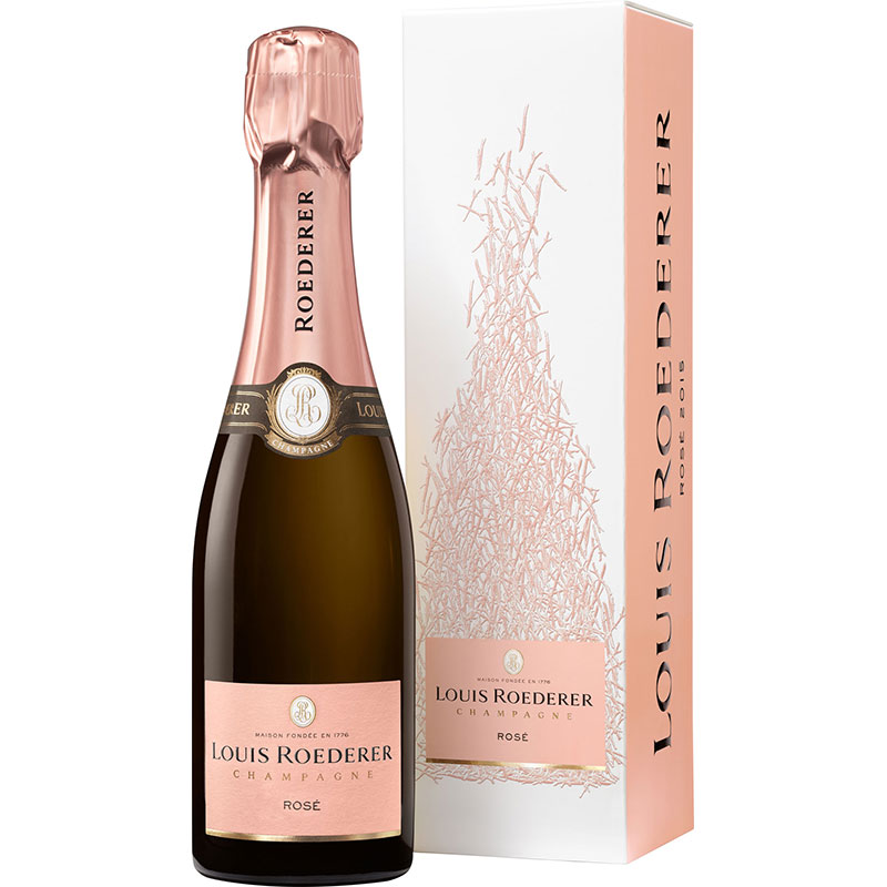 Louis Roederer Brut Rosé Vintage 2016 in Geschenkverpackung 375 ml