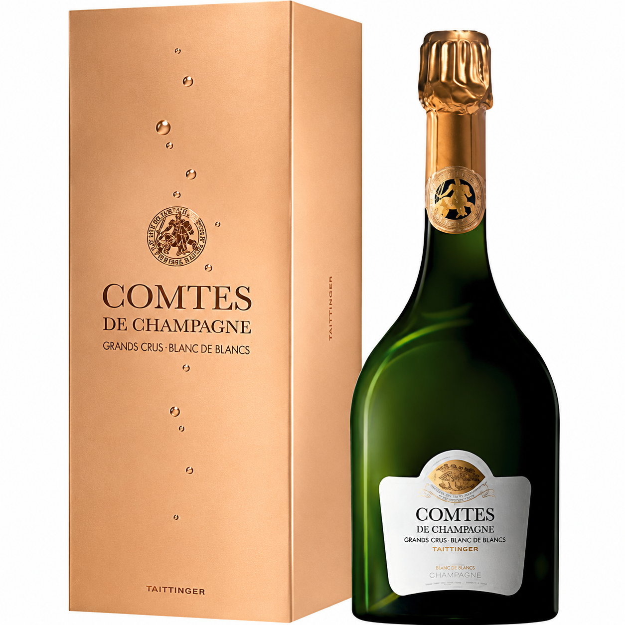 Taittinger Comtes de Champagne 2013 Blanc de Blancs 750 ml in luxuriöser Geschenkverpackung