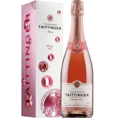 Taittinger Prestige Rosé in Diamond Geschenkverpackung 750 ml