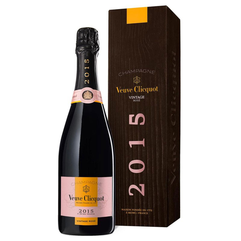 Veuve Clicquot Rosé Vintage 2015 in Geschenkverpackung 750 ml