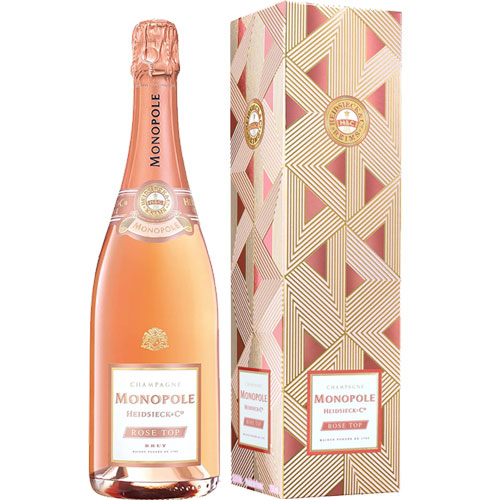 Heidsieck & Co Monopole Rosé Top Brut 750 ml in Gatsby Geschenkverpackung