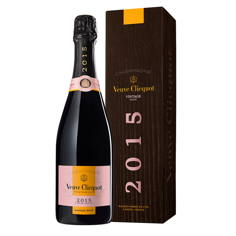 Veuve Clicquot Rosé Vintage 20015 in Geschenkverpackung 750 ml