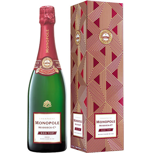 Heidsieck & Co Monopole Red Top Sec 750 ml in Gatsby Geschenkverpackung