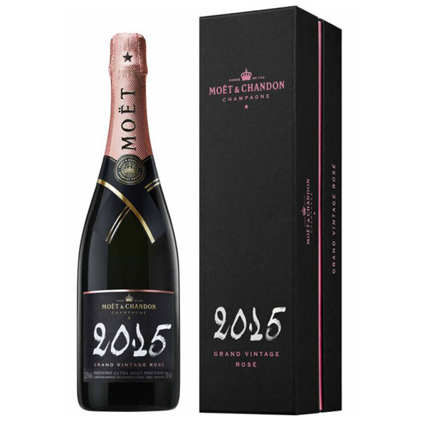 Moët & Chandon Grand Vintage Rosé 2015 in Geschenkverpackung 750 ml