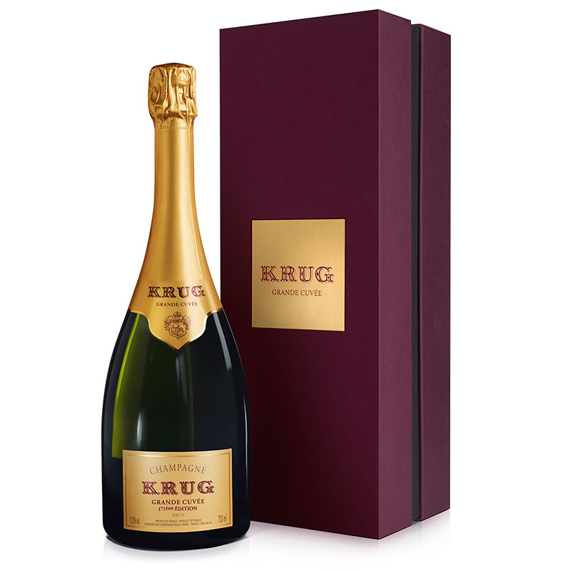 Krug Champagner Grande Cuvée 172ème Édition 750 ml in Geschenkverpackung