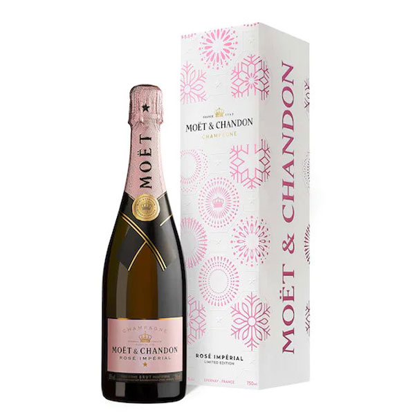 Moët & Chandon Brut Rosé Impérial in festlicher Geschenkpackung 750 ml