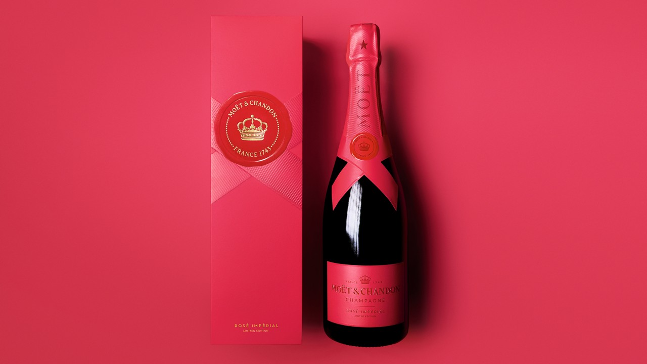 Moët & Chandon Rosé Imperial 2025 Limited Edition Pink in Geschenkverpackung 750 ml