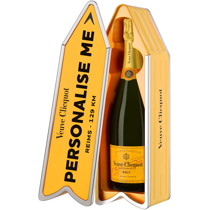 Veuve Clicquot YELLOW LABEL ARROW Personalise Me 6x 750 ml