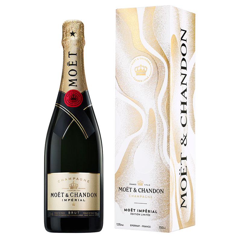 Moët & Chandon Brut Impérial in festlicher Geschenkpackung 750 ml
