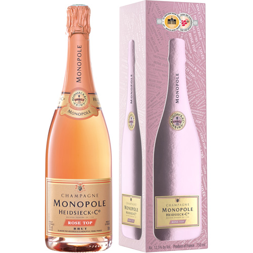 Heidsieck & Co Monopole Rosé Top Brut 750 ml in Geschenkverpackung