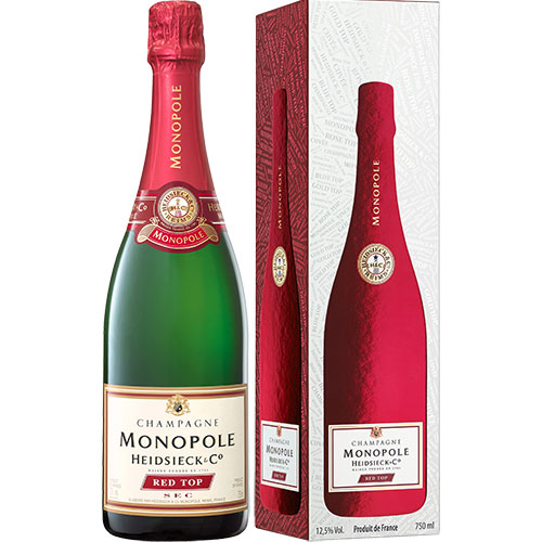 Heidsieck & Co Monopole Red Top Sec 750 ml in Geschenkverpackung
