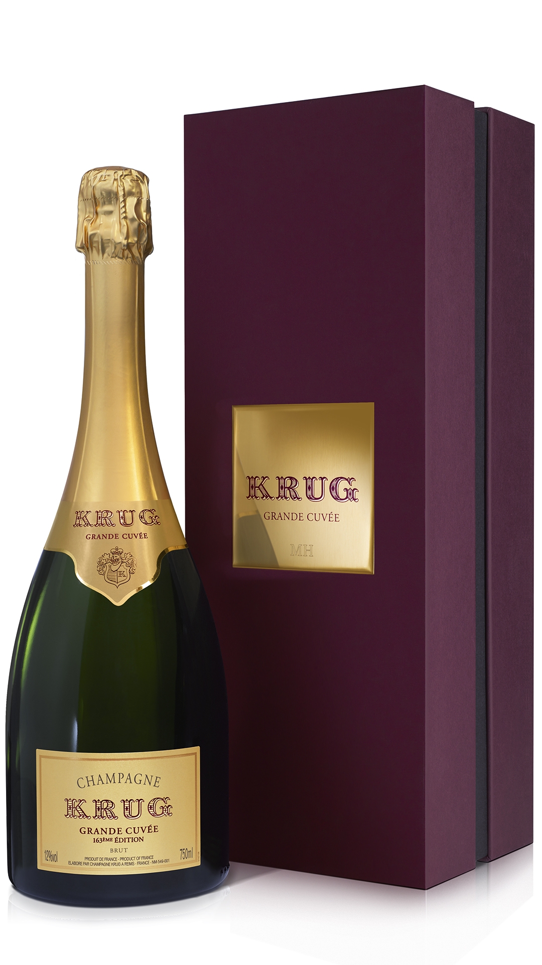 Krug Champagner Grande Cuvée 169ème Édition 750 ml in Geschenkverpackung