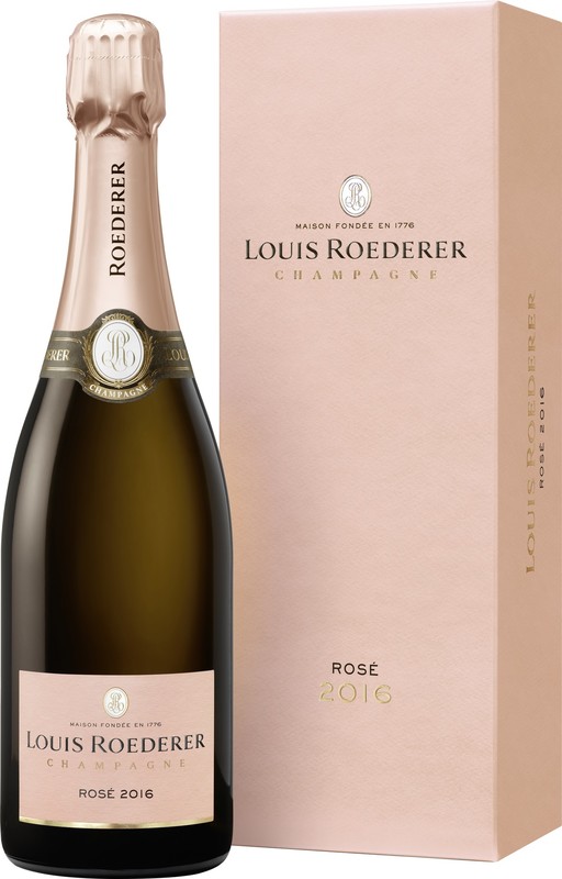 Louis Roederer Brut Rosé Vintage 2016 in Deluxe Geschenkverpackung 750 ml