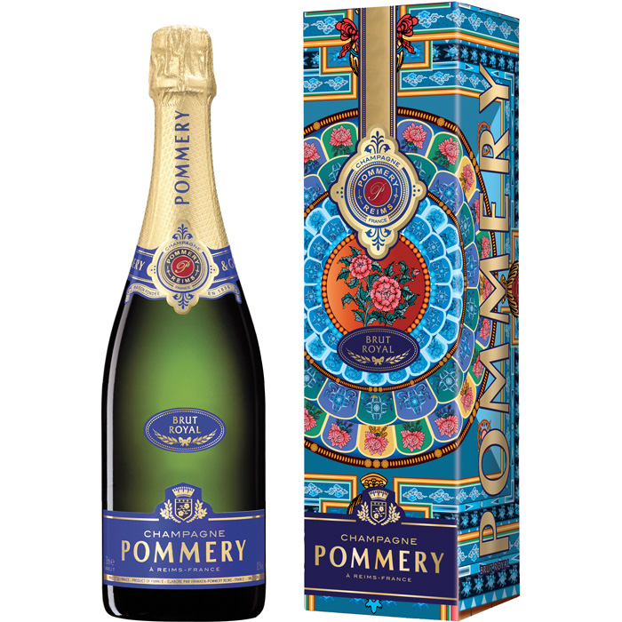 Pommery Brut Royal in Mandala Geschenkverpackung 750 ml