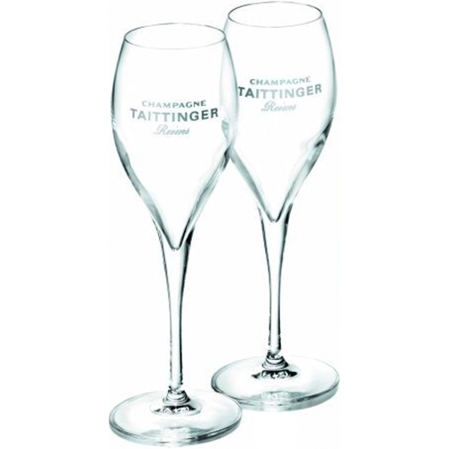 Taittinger Prestige Rosé 750 ml in Diamonds Geschenkpackung mit zwei Gläsern