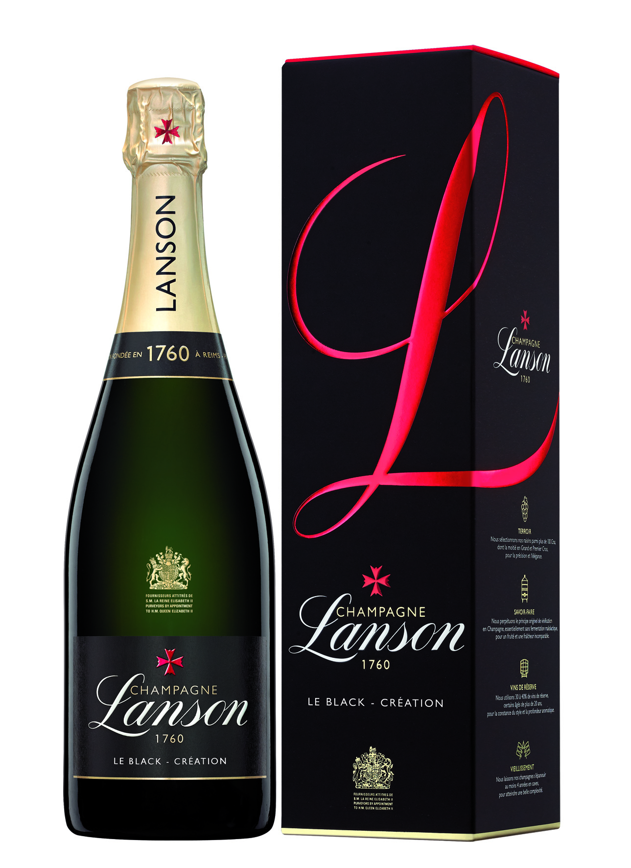 Lanson Le Black Creation 257 Brut in Geschenkverpackung 750 ml