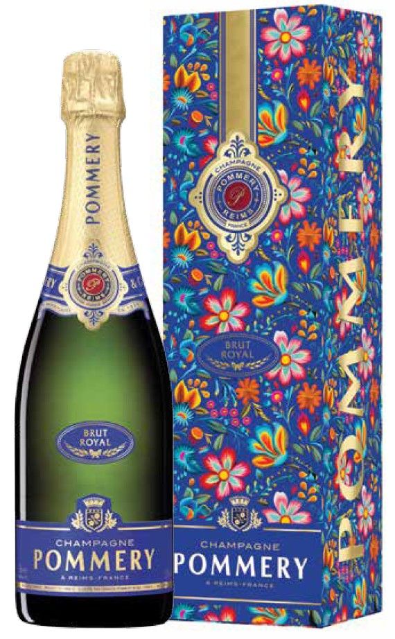 Pommery Brut Royal in Mexiko Geschenkverpackung 750 ml
