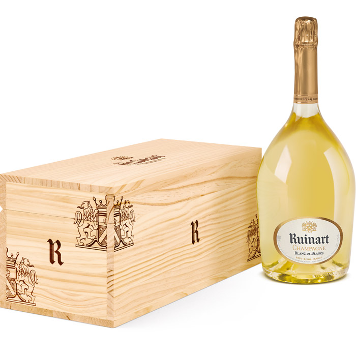 Ruinart Blanc de Blancs Jeroboam 3 l in Holzkiste
