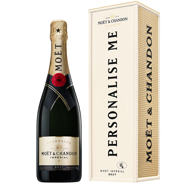 Moët & Chandon Brut Imperial 750 ml in Specially Yours Geschenkbox aus Metall