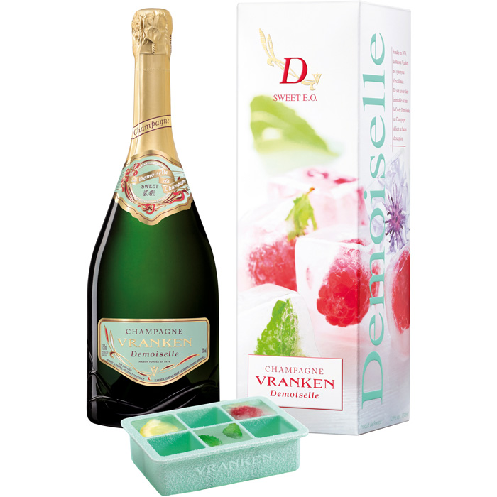 Demoiselle Sweet 750 ml in Geschenkverpackung mit Eiswürfelbereiter