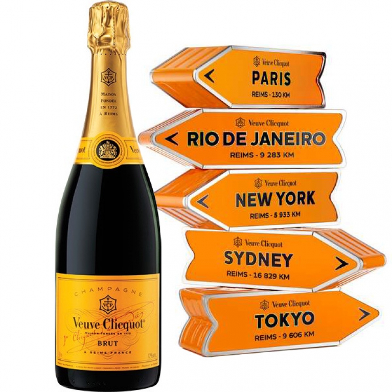 Veuve Clicquot YELLOW LABEL ARROW Personalise Me 6x 750 ml