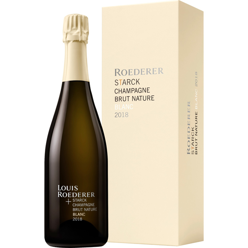 Louis Roederer Brut Nature Blanc 2018 & Philippe Starck 750 ml in Geschenkverpackung