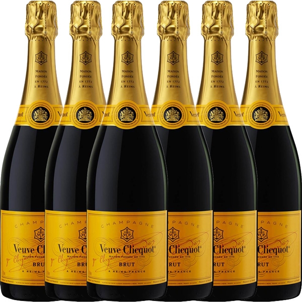 Veuve Clicquot Brut 6 Flaschen Vorteilspaket 4,5 l