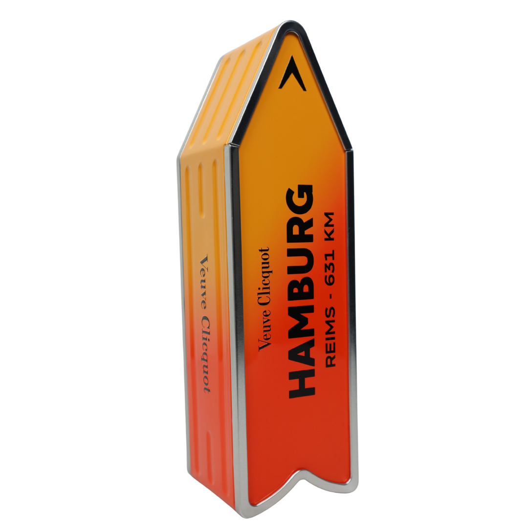 Veuve Clicquot YELLOW LABEL City Arrow Hamburg Limited Edition